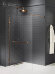 Душевое ограждение 80x200 Avexa copper brushed New Trendy брашированная медь арт. EXK-7157