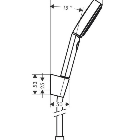 Hansgrohe душевой набор Relaxation с держателем и шлангом 125см, Pulsify Select S, глянцевый хром арт. 24302000 Hansgrohe душевой набор Relaxation с держателем и шлангом 125см, Pulsify Select S, глянцевый хром арт. 24302000