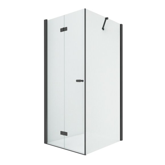 Душевое ограждение L 70x120x195 New soleo black New Trendy черный арт. D-0233A/D-0149B