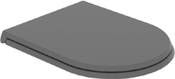 Крышка с сиденьем для подвесного унитаза, с микролифтом Design Cruise GSG, цемент арт. CRCOPRSLTICR020