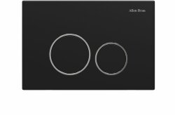 Клавиша смыва Priority Allen Brau 9.20001.31 цвет: черный матовый Клавиша смыва Priority Allen Brau 9.20001.31 цвет: черный матовый