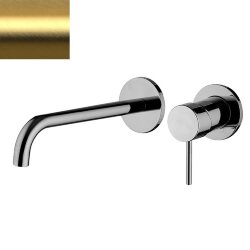 Cмеситель для раковины, встраиваемый, Carlo Frattini Spillo Up F3051NLX8OS цвет: матовое золото Cмеситель для раковины, встраиваемый, Carlo Frattini Spillo Up F3051NLX8OS цвет: матовое золото