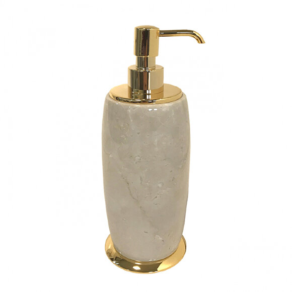 3SC Дозатор для жидкого мыла, настольный,  Elegance цвет: золото арт. EL01DABTGD