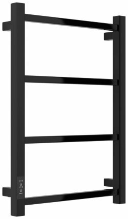 Электрический полотенцесушитель Формат 26 600х400 левый Стилье, 17527-6040 цвет: черный Электрический полотенцесушитель Формат 26 600х400 левый Стилье, 17527-6040 цвет: черный