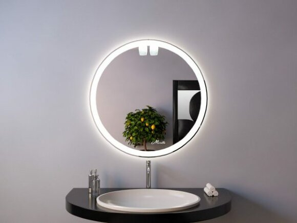 Зеркало в ванную комнату с подсветкой 800x800мм Ring Miralls