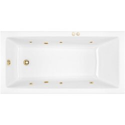Акриловая ванна Wave 170x75 с гидромассажем Excellent, WAEX.WAV170.75.SOFT.GL