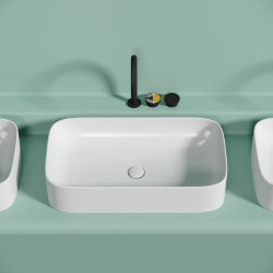 Раковина-чаша накладная, прямоугольная 70,5x38x15 Ceramica Nova Element арт. CN6054MW Раковина-чаша накладная, прямоугольная 70,5x38x15 Ceramica Nova Element арт. CN6054MW