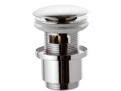 Автоматический донный клапан Remer с переливом 905CC2114, цвет хром