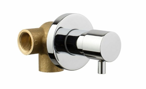 Девиатор 2х позиционный для душа d59мм, Emmevi Piper, C02327/NEO цвет: черный