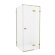 Душевое ограждение 80x110x200 Avexa gold New Trendy брашированное золото арт. EXK-1737