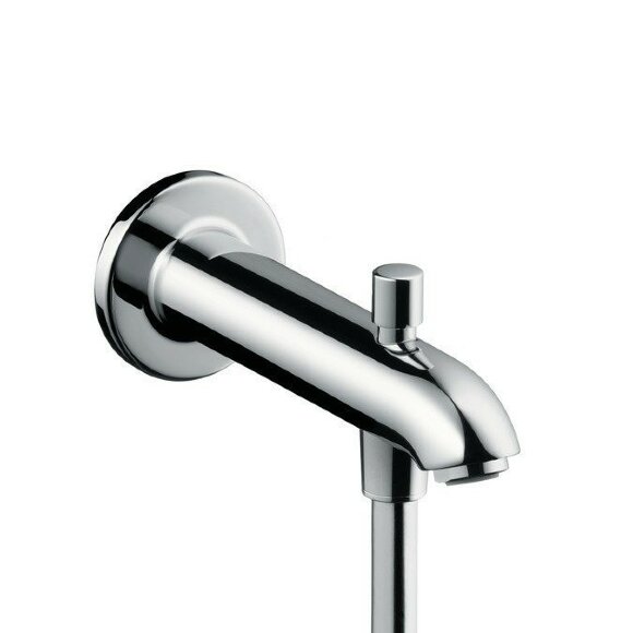 Hansgrohe излив для ванны с переключателем на душ, глянцевый хром арт. 13424000