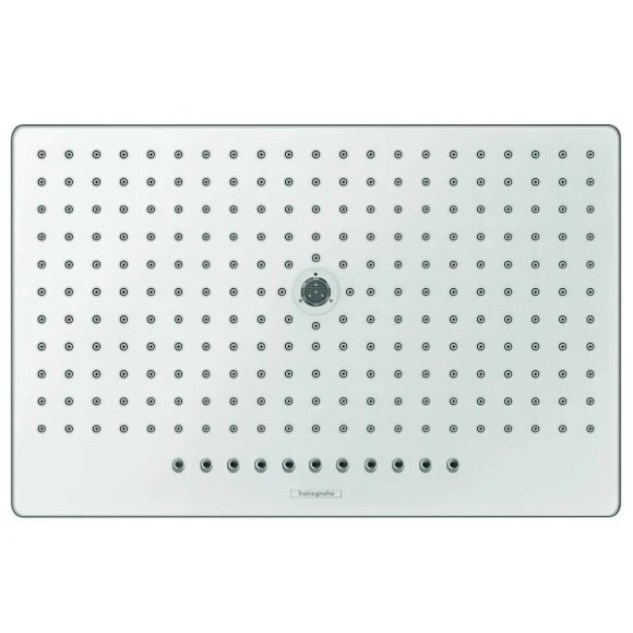 Hansgrohe верхний душ с настенным кронштейном скрытого монтажа, Rainmaker Select, матовый хром арт. 24017400