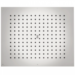 Верхний душ 570x470 мм BOSSINI Rectangular арт. H38391.075 цвет: сатинированная нержавеющая сталь Верхний душ 570x470 мм BOSSINI Rectangular арт. H38391.075 цвет: сатинированная нержавеющая сталь