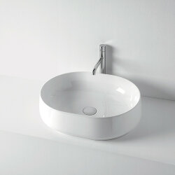 Раковина 56х44см, накладная, без отв. KERASAN F10, 460501 цвет: белый