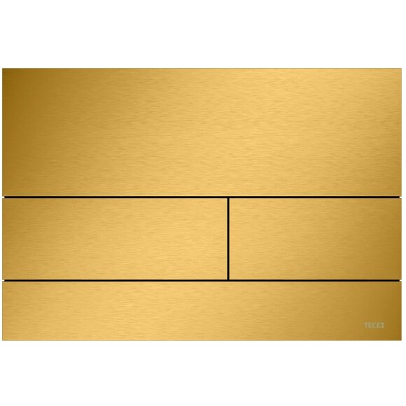 Tece Клавиша смыва для унитаза PVD Brushed Gold Optic Square II - 9240838