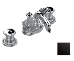 Смеситель для раковины на три отверстия устанавливаемый на борту с донным клапаном, THG Cygne, pvd матовая бронза (F34) - G31-151 Смеситель для раковины на три отверстия устанавливаемый на борту с донным клапаном, THG Cygne, pvd матовая бронза (F34) - G31-151