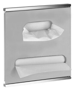 Keuco Модуль для умывальника №3 Integral петли слеваалюминий лак, Plan integral, 44977 011701 цвет: хром