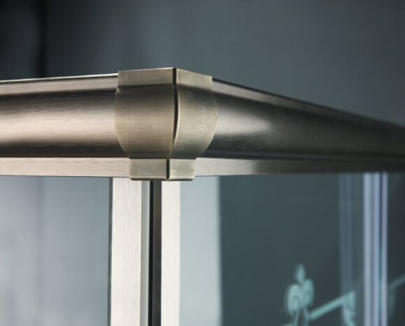 Душевой уголок с матовым принтом профиль Бронза GIUBILEO Бронза Cezares - GIUBILEO-AH-1-120/90-SCORREVOLE-CP-Br Душевой уголок с матовым принтом профиль Бронза GIUBILEO Бронза Cezares - GIUBILEO-AH-1-120/90-SCORREVOLE-CP-Br