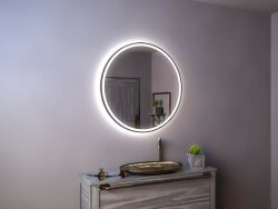 Зеркало с подсветкой в тонкой раме Medea Plus 80x80 см выключатель сенсор движение, Miralls - MedeaPlus8080 Зеркало с подсветкой в тонкой раме Medea Plus 80x80 см выключатель сенсор движение, Miralls - MedeaPlus8080