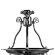 Подвесной светильник, вид ретро Rimini Arte Lamp цвет:  хром - A6509SP-3CC
