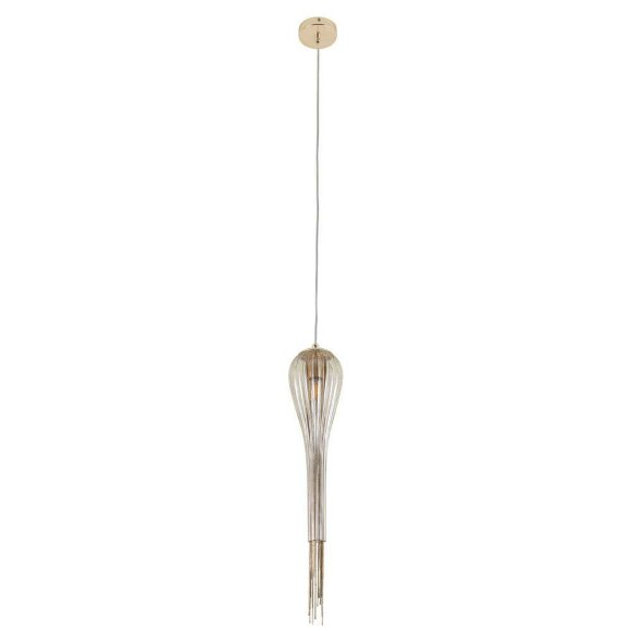 Подвесной светильник, вид арт-деко Waterfall Arte Lamp цвет:  янтарный - A1577SP-1GO
