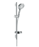 Hansgrohe душевой гарнитур PowderRain со штангой 65см и мыльницей, Raindance Select S, глянцевый хром арт. 27654000