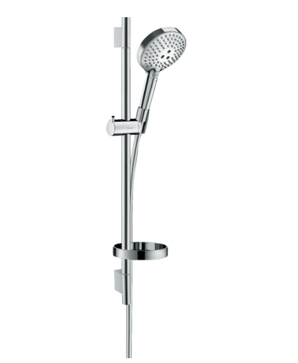 Hansgrohe душевой гарнитур PowderRain со штангой 65см и мыльницей, Raindance Select S, глянцевый хром арт. 27654000