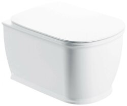 BelBagno Чаша унитаза подвесного, безободковый глянцевый белый, Prado, арт. BB10150CH