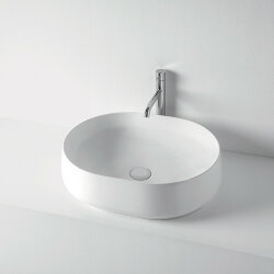 Раковина 56х44см, накладная, без отв. KERASAN F10, 460530 цвет: белый матовый