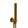 Душевой комплект, вывод, держатель, шланг 1,50 м и душевая лейка, Inciso Gessi цвет: gold brushed CCP - 58123#087