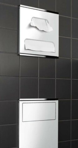 Keuco Модуль для умывальника №3 Integral петли справаалюминий лак, Plan integral, 44977 011702 цвет: хром