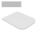 Сидение для унитаза GSG BRIO BRCOPRSLTICR019 с микролифтом, цвет: серый дымчатый