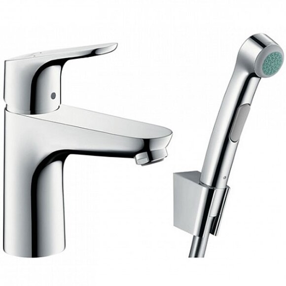 Смеситель для раковины, 31927000 Focus Hansgrohe, цвет: с гигиеническим душем хром