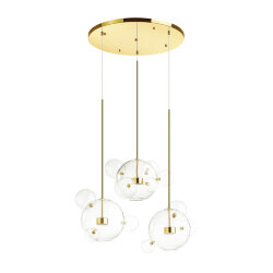 Подвесная светодиодная люстра Odeon Light L-vision Bubbles 4640/36LA цвет: золото Подвесная светодиодная люстра Odeon Light L-vision Bubbles 4640/36LA цвет: золото