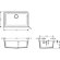 Hansgrohe раковина для кухни, интегрированная, S51, матовый черный арт. 43432170