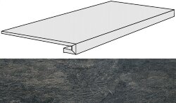 Ступень Ardoise Noir Gradino 33x120x3 Rex арт. 739324