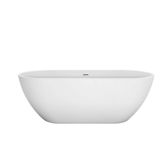 BelBagno Акриловая ванна 140x72, отдельностоящая, овальная, белая, Uno, арт. BB701-1400-720-K