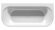 Акриловая ванна DEVOTION B2W 180x80 VELVET - WHITE MATTRIHO FALL - CHROM  RIHO арт. BD27 (BD27C1500000000)