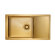 Кухонная мойка из нержавеющей стали  PLATTE Paulmark 780х440мм, PM807844-BG цвет: брашированное золото