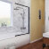 Стеклянная шторка на ванну Dill 61S02-100 WasserSchutz 140x100 WasserKRAFT цвет: Черный
