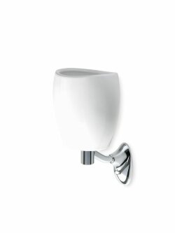 Настенный керамический стакан Zefiro STIL HAUS, хром - белая керамика - ZE10(08-BI) Настенный керамический стакан Zefiro STIL HAUS, хром - белая керамика - ZE10(08-BI)