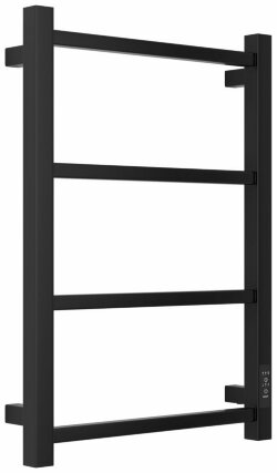 Электрический полотенцесушитель Формат 26 600х400 правый Стилье, 31526-6040 цвет: матовый чёрный Электрический полотенцесушитель Формат 26 600х400 правый Стилье, 31526-6040 цвет: матовый чёрный