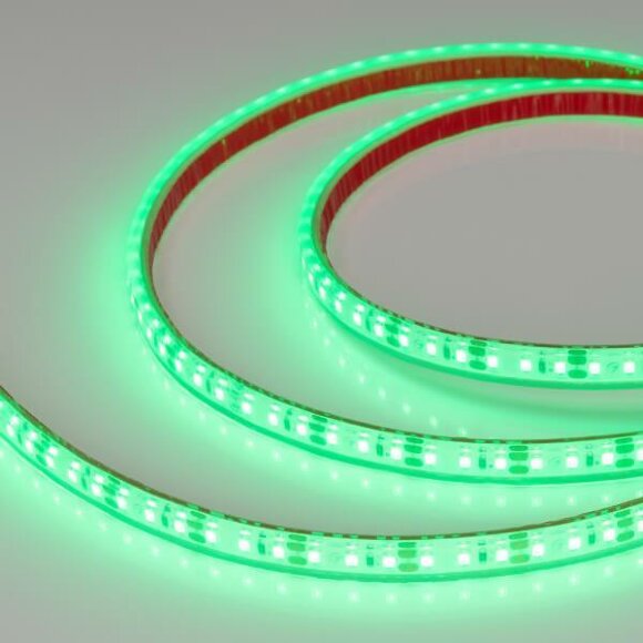 Светодиодная влагозащищенная лента 9,6W/m 120LED/m 2835SMD зеленый 5M Arlight - 033792
