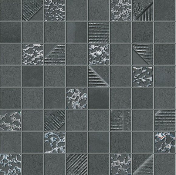 Мозаика Mos cromat one carbon 30x30 Ibero-Keraben CROMAT-ONE арт. 78798307