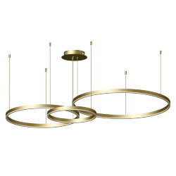 Подвесной светодиодный светильник Kink Light Тор 08223,33P цвет: золото