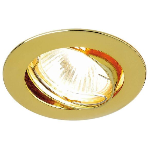 Встраиваемый светильник Classic современный 104S GD, Ambrella light цвет: золотой