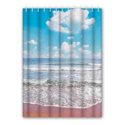 Штора для ванной голубой, Haiba - HB74061