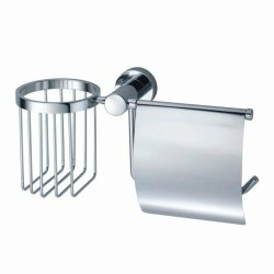 Держатель туалетной бумаги и освежителя Donau K-9459 WasserKRAFT цвет: Хром Держатель туалетной бумаги и освежителя Donau K-9459 WasserKRAFT цвет: Хром