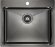 Кухонная мойка из нержавеющей стали BRIM Paulmark 590х510мм, PM215951-GM цвет: вороненая сталь