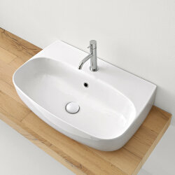 Раковина 70х45 см, 1 отв. KERASAN Nolita, 534201*1 цвет: белый Раковина 70х45 см, 1 отв. KERASAN Nolita, 534201*1 цвет: белый